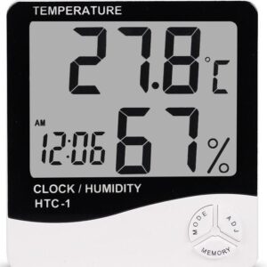 دماسنج رطوبت سنج دیجیتال htc1