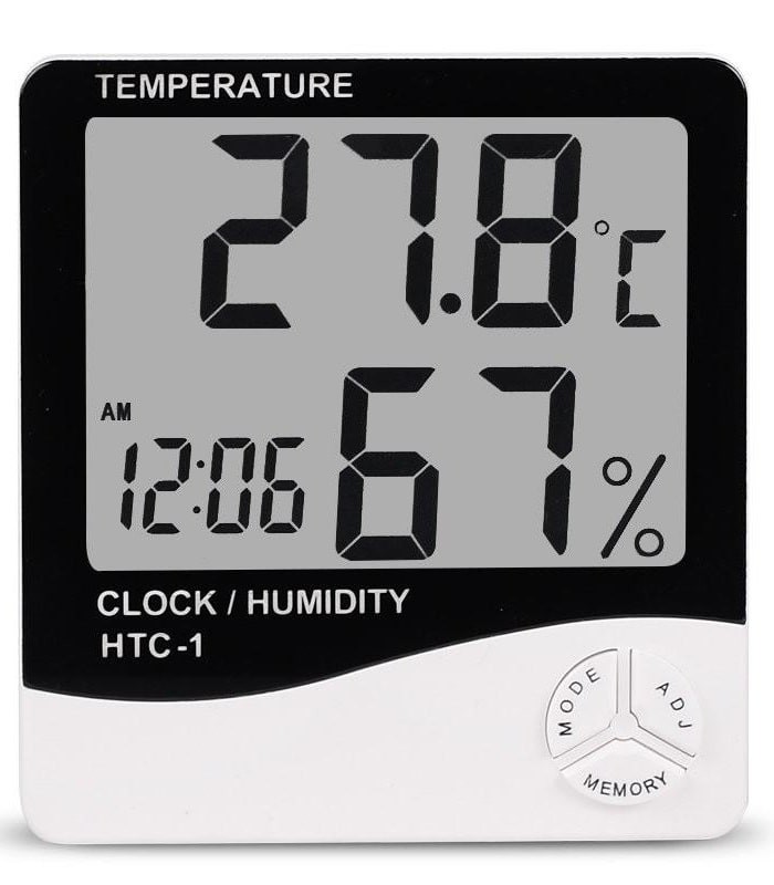 دماسنج رطوبت سنج دیجیتال htc1