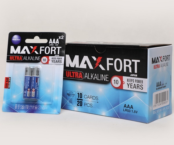 باطری قلم و نیم قلم MAXfORT (جفت)